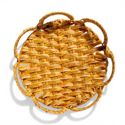 Wicker Serving Tray - Natural Brown - view 2