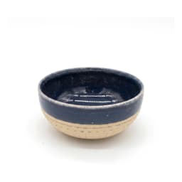 Porcelain Bowl - Navy & Green - view 2