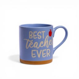 Ceramic Mug - Best Teacher Ever Blue - view 1