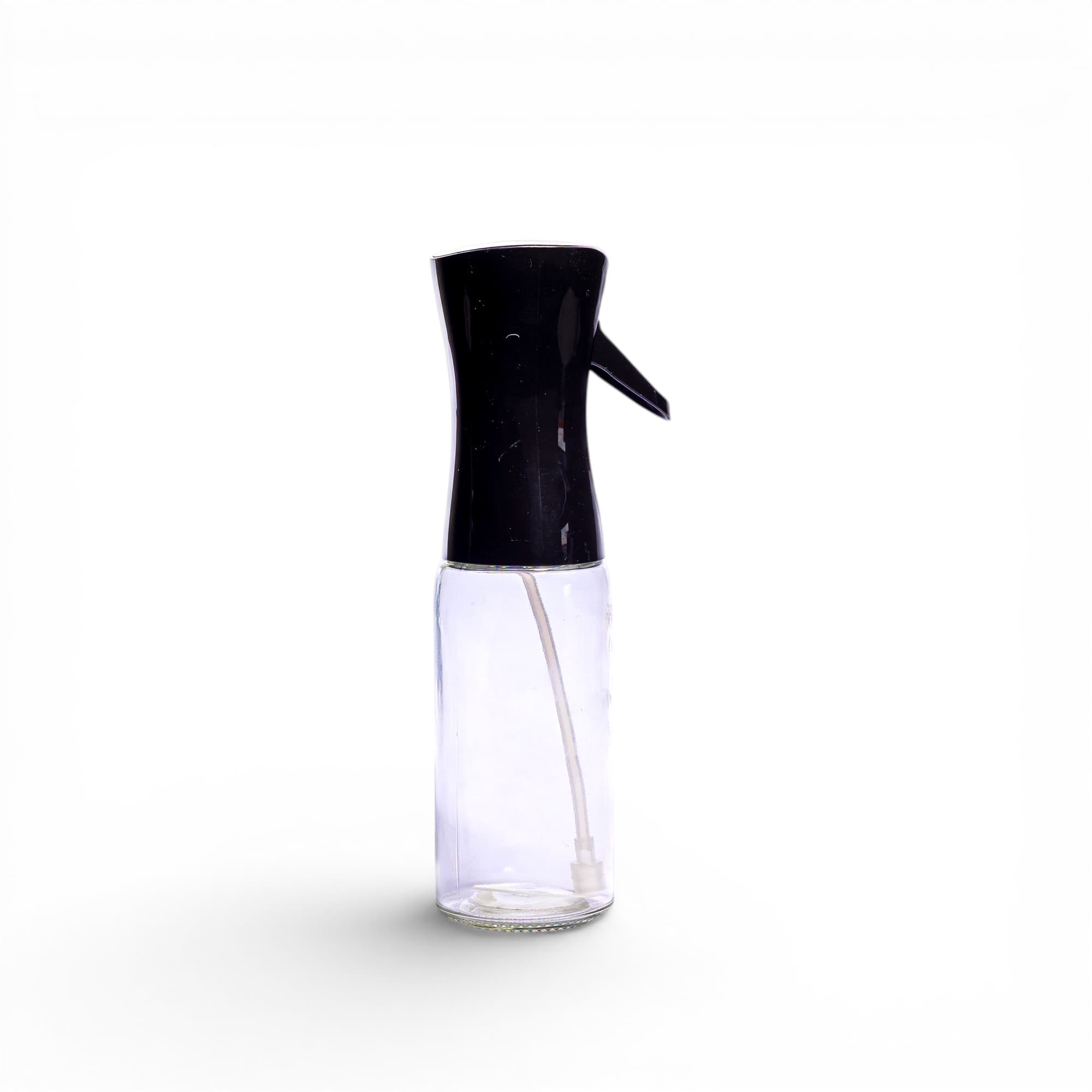 Glass Oil Spray Bottle for Cooking - Black Top