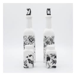 Oil & Vinegar Bottles & Salt & Pepper Shakers Set 4 - view 3