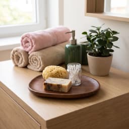 Wood Serving Tray - Irregular Oval Shape - view 5
