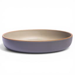 Ceramic Oval Serving Bowl - Lavender - view 1