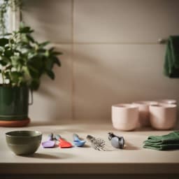 Silicone Kitchen Utensil Set - 5 Pcs Spatulas, Spoons & Tongs - view 4