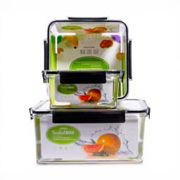 Clear Plastic Food Storage Containers Set - 3 Sizes - view 2