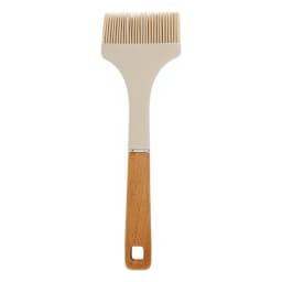 Silicone Basting Brush with Wood Handle - Beige - view 2