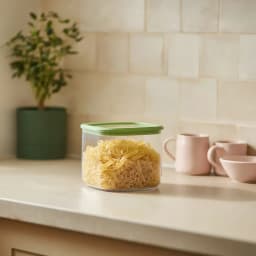 Square Glass Storage Jar - view 1