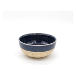 Porcelain Bowl - Navy & Green - view 3