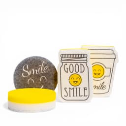 Kitchen Sponge Set - Yellow & White Assorted Shapes - view 2