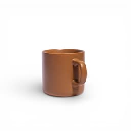 Brown Ceramic Mug - view 2