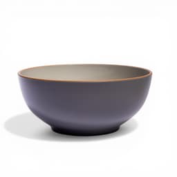 Ceramic Serving Bowl - Dark Grey & Beige - view 1