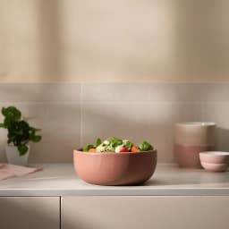24-Piece Porcelain Dinnerware Set - Dusty Rose Matte Finish - view 9