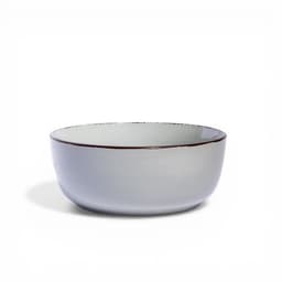 Ceramic Bowl & Plate Set - Light Grey - view 3