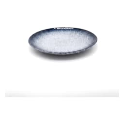 Glass Plate - Dark Blue Speckled Design - view 3