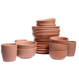 Ceramic Bowl Peach Color - view 4