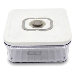 Acrylic Food Storage Container Square - Cream Lid - view 3