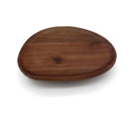 Wood Serving Tray - Irregular Oval Shape - view 2