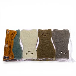 Cat Shaped Kitchen Sponges - Set of 4 - view 1