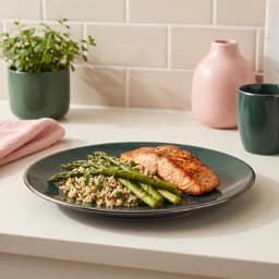 Dinnerware Set 18 Pieces - Dark Green porcelain - view 1