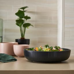 Black porcelain Dinnerware Set - 18  Pieces - view 8