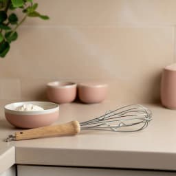 Stainless Steel Whisk with Wood Handle - view 1