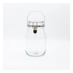 Glass Storage Jar with Handle and Airtight Lid - view 2