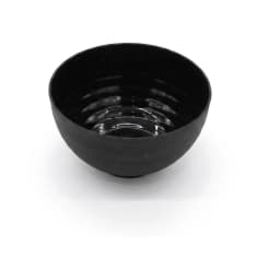 Plastic Plate Set - 3 Pieces, Black - view 2