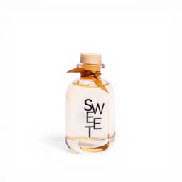Small Glass Bottle with Cork - Sweet Design - view 1