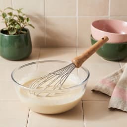 Stainless Steel Whisk with Wood Handle - view 4