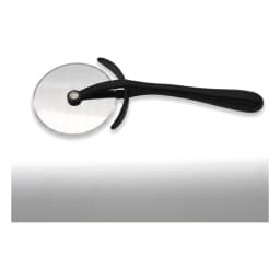 Metal Pizza Cutter Wheel - Black Handle - view 2