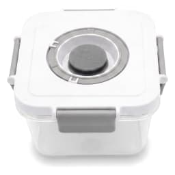 Acrylic Food Storage Container - White & Clear - view 2