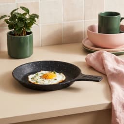 Granite Serving Dish with Handle - Black Speckled - view 1