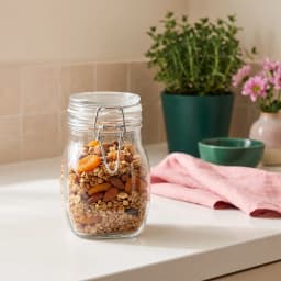 Glass Jar with Clip Lid - Clear - view 1