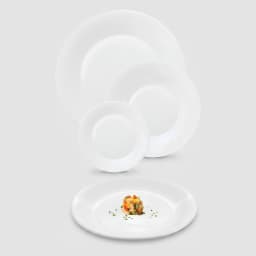 Luminarc Glass Dinnerware Set 18 Pieces - White - view 2