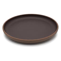 Melamine Deep Dinner Plate - Dark Brown - view 2