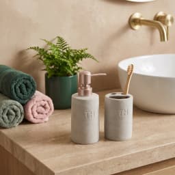 4-Piece Ceramic Bathroom Set - Off-white - view 4