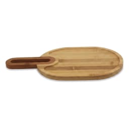 Bamboo Wood Board with Handle - view 3