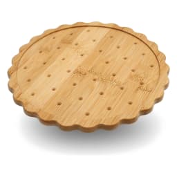 Bamboo Coaster - Biscuit Shape - Natural Wood - view 2