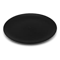 Black Matte Ceramic Dinner Plate Set - 3 Pcs - view 2
