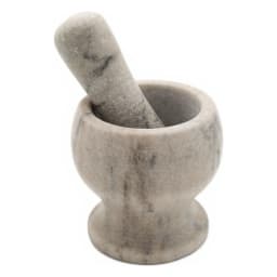 Marble Mortar and Pestle Set - Grey Stone - view 3
