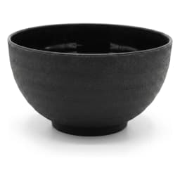 Set of 4 Black Plastic Bowls - view 3