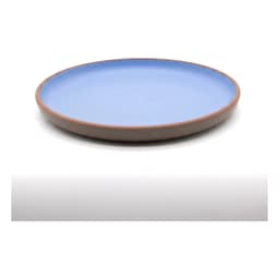 Melamine Dinner Plate - Blue & Brown - view 3