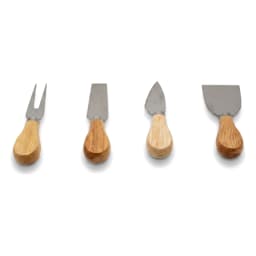 Stainless Steel & Wood Cheese Knife Set - 4 Pcs - view 2