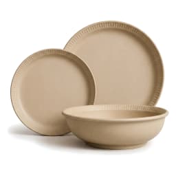 Levante 18 Pieces Porcelain Dinner Set - Beige - view 2