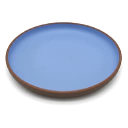 Melamine Dinner Plate - Blue & Brown - view 2