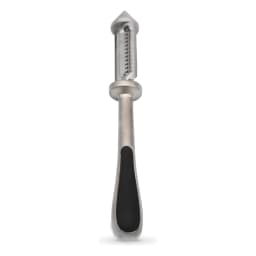 Metal Vegetable Peeler - Silver with Pointed Tip - view 2