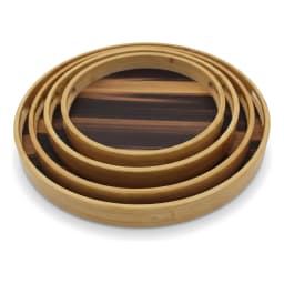 Wood Serving Tray Set - 4 Pieces, Natural Tones - view 4