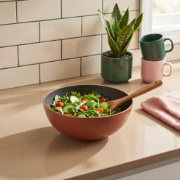 Melamine Bowl - Reddish-Brown & Black - view 4