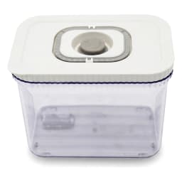 Acrylic Food Storage Container - Square Clear with Vacuum Lid - view 3