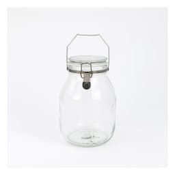 Glass Storage Jar with Metal Handle - Clear 3 L - view 2